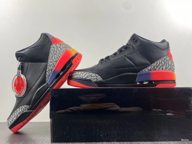 Bmlin Balvin x FN0344-001 J Rio Jordan 3 Air 0701